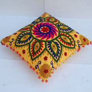 Suzani Cushion Cover Woolen Embroidery Pillow Cases